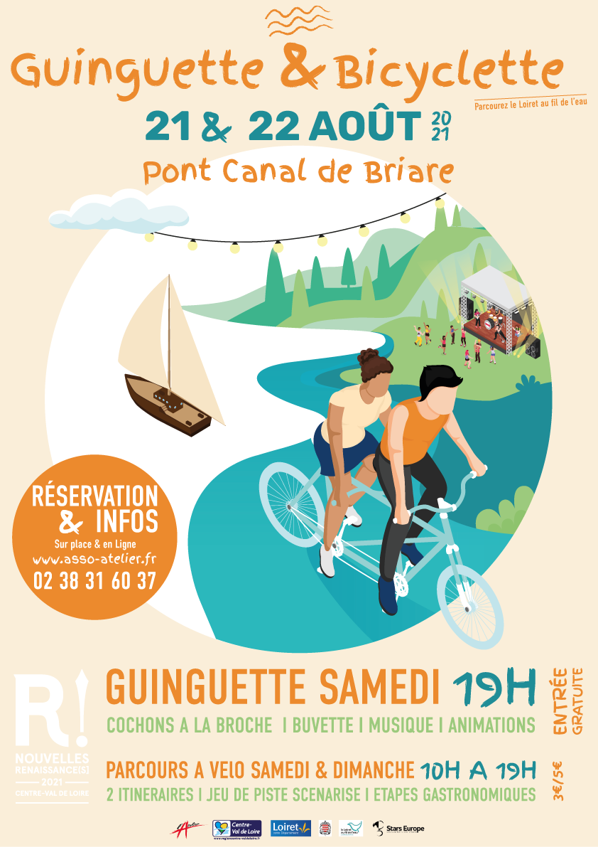 Affiche Festival Guinguette et Bicyclette