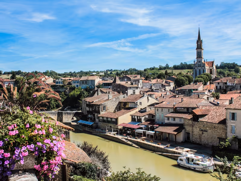 Quai de la Baïse à Nérac