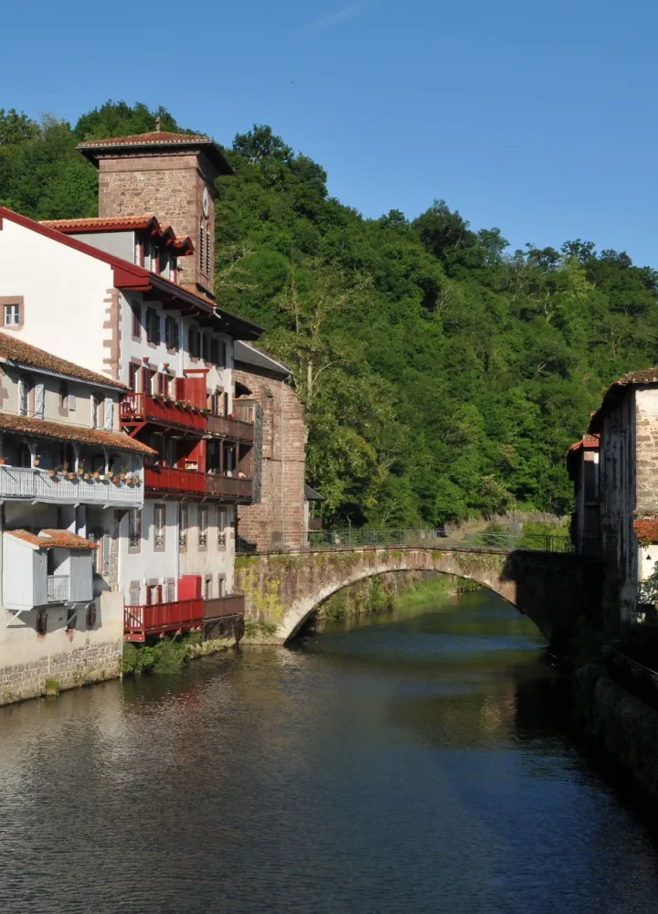 Pont neuf à Saint-Jean-Pied-de-Port