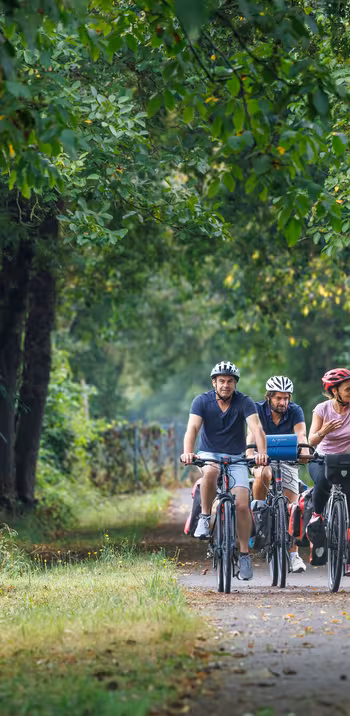 Groupe cyclistes La Scandibérique en pleine nature