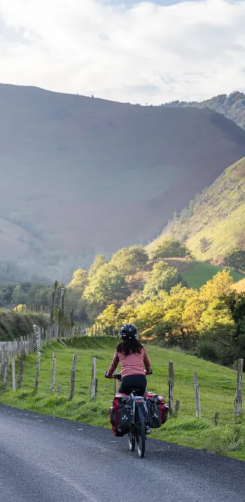 Cyclistes en montagne sur La Scandibérique