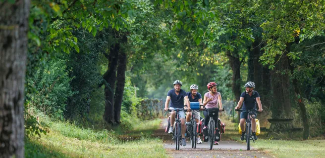 Groupe cyclistes La Scandibérique en pleine nature