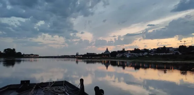 Balade en bateau traditionnel sur la Loire avec l'Observatoire Loire