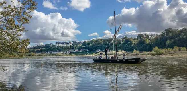 Balade en bateau traditionnel sur la Loire avec Millière Raboton