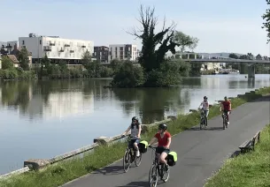 Scandibérique parcours cycliste Compiegne Pont Sainte Maxence